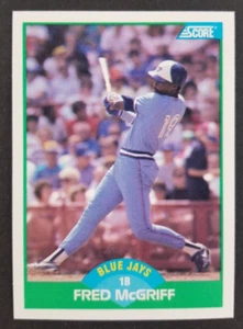 Fred McGriff 1989 Score Baseball Card #6 (NM) - Picture 1 of 2