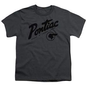 PONTIAC DIVISION Kids Boys Girls Licensed Graphic Tee Shirt SM-XL Sizes 6-20 - Picture 1 of 2