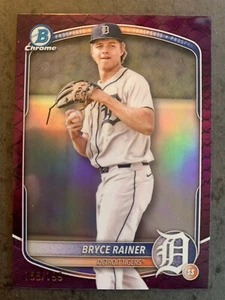 Bowman Chrome Bryce Rainer 2025 refractor reptil púrpura/199 #BCP-49 - Imagen 1 de 1