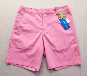 New Puma Mens Dealer Golf Shorts Stretch Polyester 8" Inseam Sz 30 Pink - Picture 1 of 15