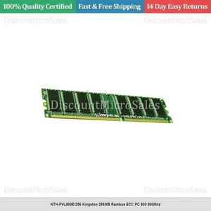 KTH-PVL800E/256 Kingston 256MB Rambus ECC PC 800 800Mhz - Picture 1 of 1