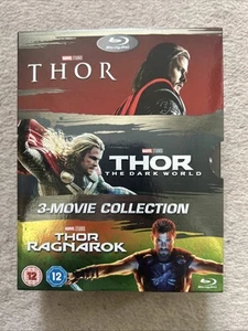 Thor Movie Trilogy Collection Blu-ray Marvel, Chris Hemsworth - Picture 1 of 10