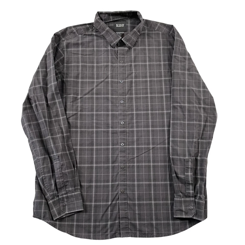 5.11 Tactical Snap Button Shirt Mens Large Western Button Down Plaid Outdoor - Image 1 of 4
