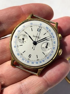 Eberhard Pre-Extrafort 16000 Monopusher Not Working Rare Vintage Watch - Imagen 1 de 14
