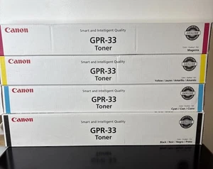 Canon GPR-33 Komplettset (Schwarz/Cyan/Magenta/Gelb) - Original OEM ✅ - Bild 1 von 1
