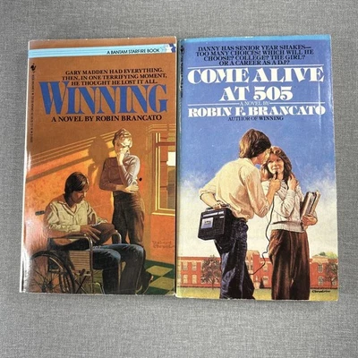 Come Alive at 505 & Winning by Robin Brancato 2 Vintage 1980s Paperback Book Lot - Imagem 1 de 4