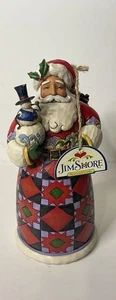 Figura de Papá Noel Jim Shore extendiendo alegría Heartwood Creek 4022919 muñeco de nieve con etiqueta - Imagen 1 de 11
