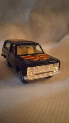 Vintage RARE N.M. Yatming Black Hawk Chevy Blazer # 1064 1:64 - Image 1 of 4