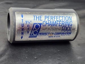 THE PERFECTION CHAMFERING TOOL 1-1/4" CTS MADE IN USA - Picture 1 of 5
