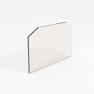 Yeoman Devon Stove Glass 2 Door (New Model) 253 mm x 205 mm (Corners Cut) - Picture 1 of 3