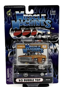 Muscle Machines - Black '65 Bubble Top - 1:64 Scale 02-23 - Picture 1 of 2