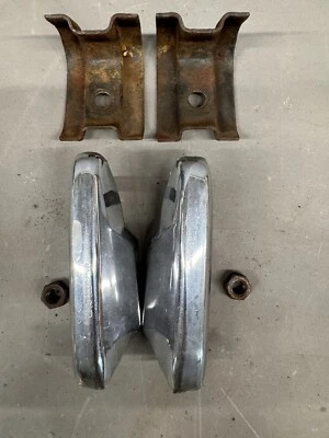 Chevy Impala 1969 parachoques delantero accesorios protectores soportes Caprice BelAir Biscayne Foto 1 de 4