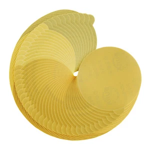 Variety Pack 6" Gold PSA Self Adhesive Sanding Discs for DA Sanders Box of 50 - Picture 1 of 5