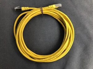 5 m Patchkabel/LAN-Kabel - gelb, RJ45-Stecker, E87647-DG 2835 5W AWM 60°C 30V - Photo 1/2