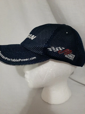 Joe Gibbs Racing Team Issued Doosan American Flag Hat NASCAR Truex Busch Hamlin Cover