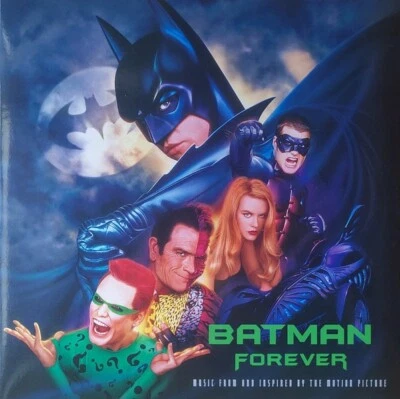 BATMAN FOREVER - MUSIC FROM OST - 2-LP - BLUE AND SILVER VINYL SET - BRAND NEW! - Image 1 of 4