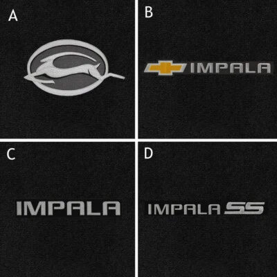 Alfombrillas Chevy Impala 2006-2020 nuevas con logotipo bordado en las 4 Foto 1 de 4