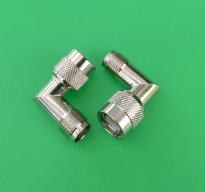 (1 PC) Connettore TNC ad angolo retto maschio a femmina - Venditore USA - Foto 1 di 3