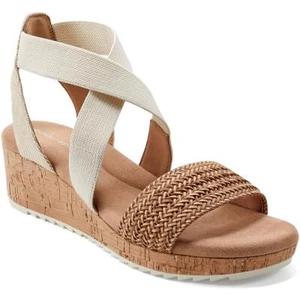 Easy Spirit Womens Lorena Canvas Criss-Cross Woven Wedge Sandals Shoes BHFO 5652 - Picture 1 of 3