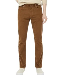 J Crew Flex schmale Passform gerades Bein Cordhose Herren Größe 34 x 30 braun neu mit Etikett $ 98 - Bild 1 von 14