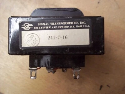 SIGNAL TRANSFORMER 241-7-16 - Image 1 of 2