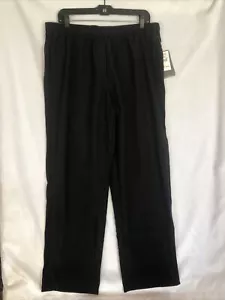 NWT Izod Mens Black Perform X Cool-FX Golf Casual Pants, Moisture Wicking Size L - Picture 1 of 11