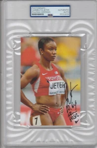 Autographed Carmelita Jeter photo PSA/DNA authenticated - Picture 1 of 1