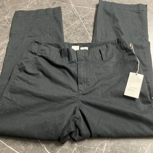 A New Day Women's Size 10 High Rise Wide Leg Dress Pants Black - Picture 1 of 6