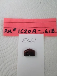 re-shaprened .618" ALLIED SPADE DRILL CARBIDE INSERT BIT 1C20A-.618 (E661) - Picture 1 of 3