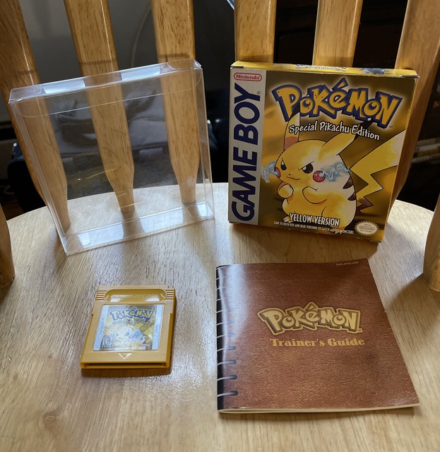 Cartucho - Fita Pokemon Yellow Edição Especial com Caixa Original