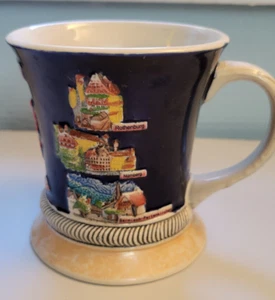 German-Presents German Coffee Mug Landmarks Designed Kathe Wohlfahrt Rothenburg - Picture 1 of 9