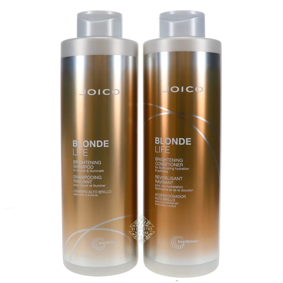 JOICO BLONDE LIFE Brightening Shampoo & Conditioner 33.8oz LITER DUO SET - Image 1 of 1