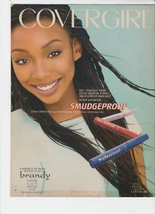1999 Covergirl Cosmetics Print Ad 8" x 11" brandy Never S-a-y Never Tour - Picture 1 of 1