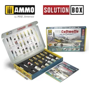 Ammo by Mig Jimenez - SOLUTION BOX – WWII Luftwaffe Mid War Aircraft - Imagen 1 de 1