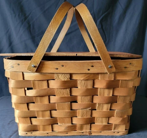 Hand Woven Picnic Basket - Basketville Cover