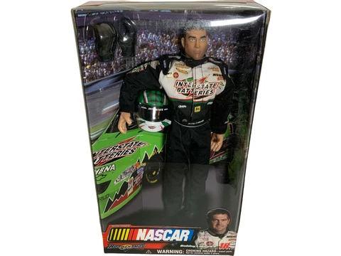 2003 NASCAR Jakks Pacific Bobby Labonte 12" Poseable Figure Interstate Battery Cover