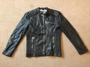 Chaqueta de Cuero Freaky Nation Hero Negra para Hombre Talla M TOTALMENTE NUEVA - Imagen 1 de 5