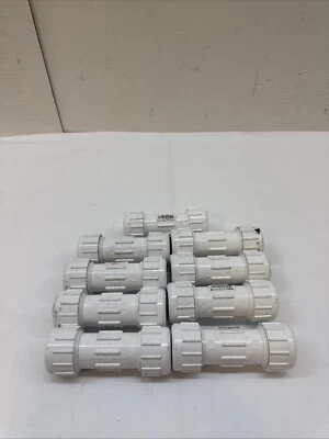 Flo By NDS CPC-0750 Schedule 40 3/4" Coupling Comp x Comp PVC 150psi USA 9PK - Image 1 of 3