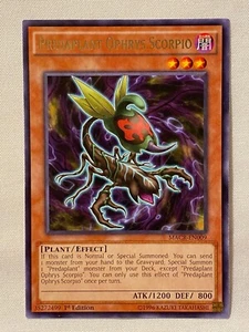 Yu-Gi-Oh Predaplant Ophrys Scorpio 1st Edition Rare MACR-EN009 - Picture 1 of 12