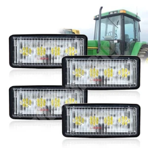 LED Conversion Work Light Bulb Kit For John Deere 40 & 50 Series tractors x8pcs - Picture 1 of 10