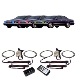 RGB Multi Color Bluetooth Headlight Halo kit for Chevrolet Caprice 91-96 - Bild 1 von 11