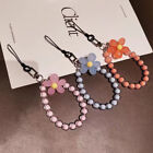 1pc Macaron-Colored Crystal Bead String Fashion Mobile Phone Lanyard Ins Chai Su