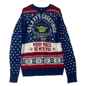 Star Wars Galaxy greetings ugly Christmas sweater - Picture 1 of 4
