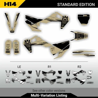 Graphics Kit Husqvarna TC FC TX FX 2019 2020 2021 2022 125/250/300/350/450 Decal - Изображение 1 из 4