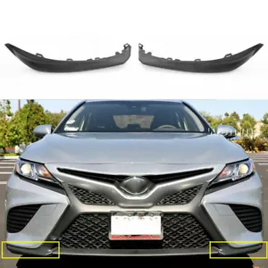 2Pcs Front Bumper Grille Lower Molding Trim For TOYOTA Camry SE XSE 2018-2020 - Picture 1 of 9