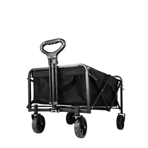 Portable Folding Trolley Cart Outdoor Garden Camping Beach Festival Wagon Truck - Picture 1 of 7