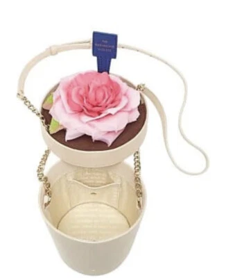 BRAND NEW PKG 2015 KATE SPADE SPRING FORWARD PINK/BEIGE FLOWERPOT CROSSBODY - Image 1 of 4