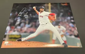 Pedro Martinez Signed Auto Boston Red Sox 16x20 Photo Highland Mint JSA WIT COA - Picture 1 of 3