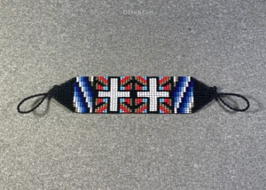 Embera Chami Perlen Armband von Frauen des kolumbianischen Ureinwohnerstammes 3221 - Bild 1 von 2