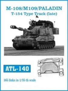 Friulmodel ATL-140 - 1/35 M108 / M109 / PALADIN T-154 Type Track (Chains) - New - Picture 1 of 1